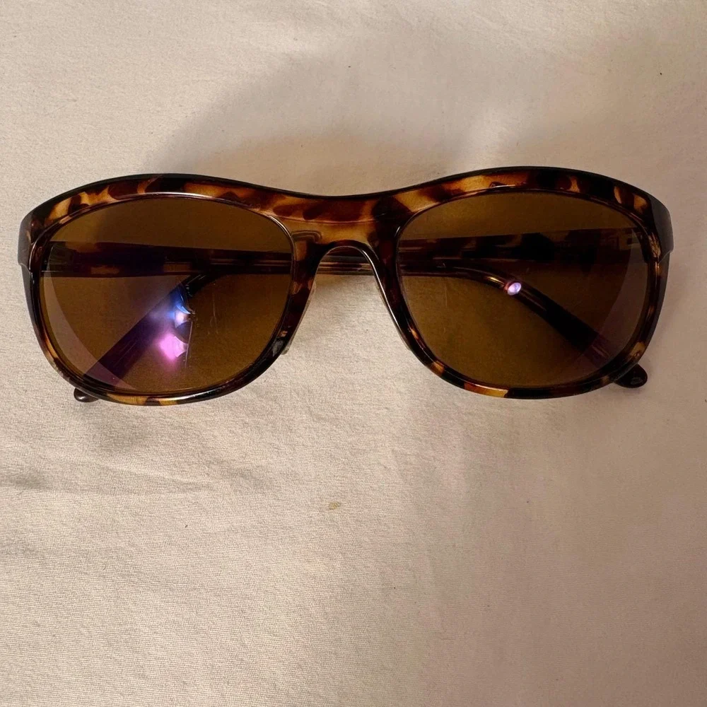 Revo 870 008 Wrap Tortoiseshell Sunglasses Brown Lens Classic Style 90s‎ Vintage